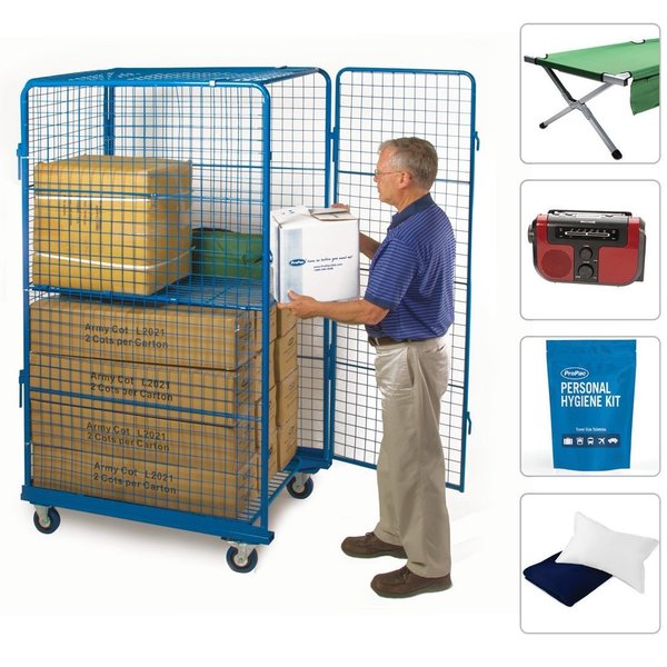 Propac 25 Person Shelter Kit Wire Cart K5500-W25